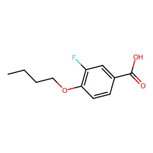 4-Butoxy-3-fluorobenzoic acid structure