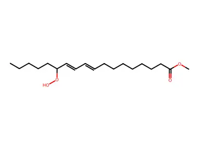 Methyl 13-hydroperoxy-9,11-octadecadienoate structure