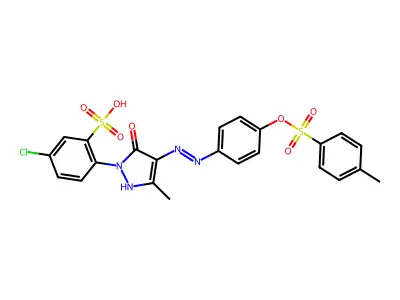 Acid Yellow 40 free acid structure