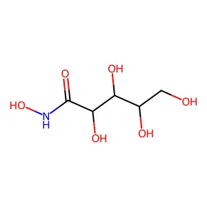 N,2,3,4,5-pentahydroxypentanamide structure