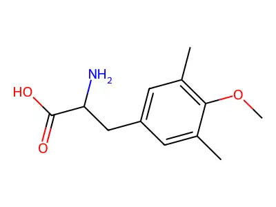 2-Amino-3-(4-methoxy-3,5-dimethylphenyl)propanoic acid structure