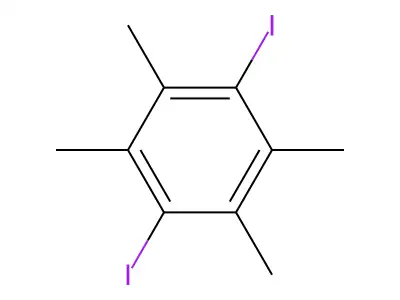 1,4-Diiodo-2,3,5,6-tetramethylbenzene structure