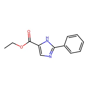 Ethyl 2-phenyl-1H-imidazole-5-carboxylate structure