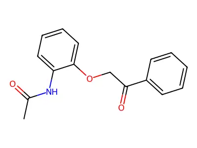 Acetamide, N-[2-(2-oxo-2-phenylethoxy)phenyl]- structure
