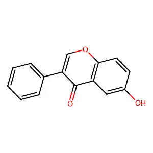 6-Hydroxy-3-phenyl-4H-chromen-4-one structure