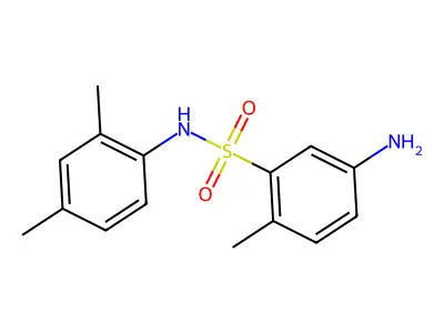 5-amino-N-(2,4-dimethylphenyl)-2-methylbenzene-1-sulfonamide structure