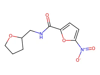 5-nitro-N-(oxolan-2-ylmethyl)furan-2-carboxamide structure