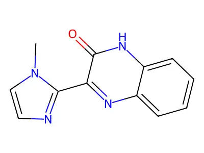 3-(1-methyl-1H-imidazol-2-yl)-1,2-dihydroquinoxalin-2-one structure