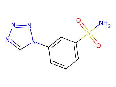 3-(1H-1,2,3,4-tetrazol-1-yl)benzene-1-sulfonamide structure