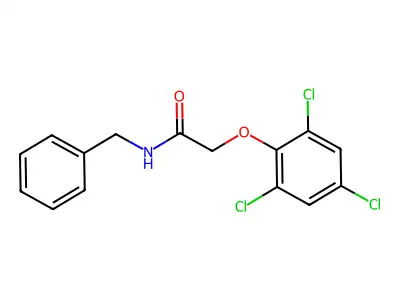 N-Benzyl-2-(2,4,6-trichlorophenoxy)acetamide structure