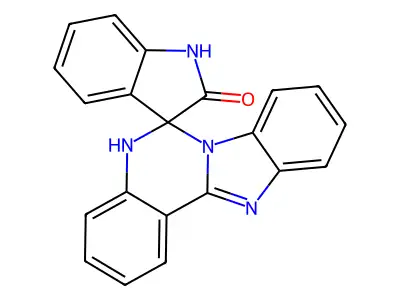 5H-spiro[benzimidazo[1,2-c]quinazoline-6,3'-indol]-2'(1'H)-one structure