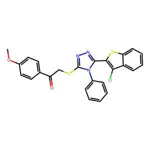 C25H18ClN3O2S2 structure