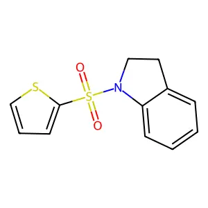 1-(Thiophene-2-sulfonyl)-2,3-dihydro-1H-indole structure