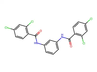 2,4-Dichloro-N-(3-((2,4-dichlorobenzoyl)amino)phenyl)benzamide structure