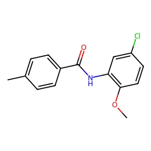 N-(5-chloro-2-methoxyphenyl)-4-methylbenzamide structure
