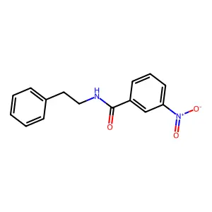 3-nitro-N-(2-phenylethyl)benzamide structure