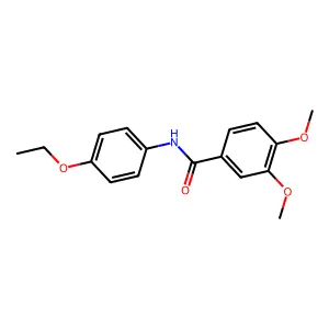 N-(4-乙氧基苯基)-3,4-二甲氧基苯甲酰胺 structure