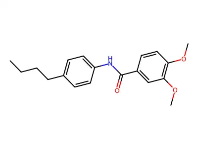 N-(4-Butylphenyl)-3,4-dimethoxybenzamide structure
