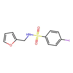 (2-Furylmethyl)[(4-iodophenyl)sulfonyl]amine structure