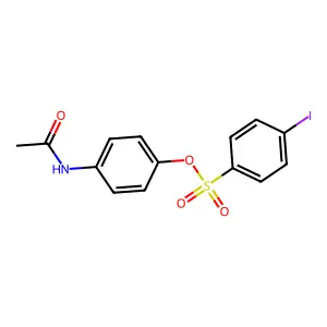 4-(Acetylamino)phenyl 4-iodobenzenesulfonate structure