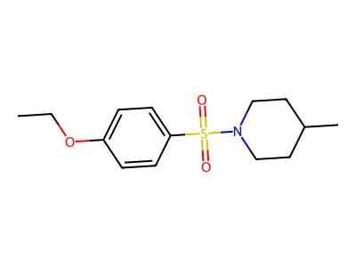 1-(4-Ethoxyphenyl)sulfonyl-4-methylpiperidine structure