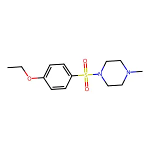 1-[(4-Ethoxyphenyl)sulfonyl]-4-methylpiperazine structure