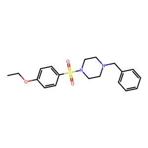 1-Benzyl-4-(4-ethoxyphenyl)sulfonylpiperazine structure