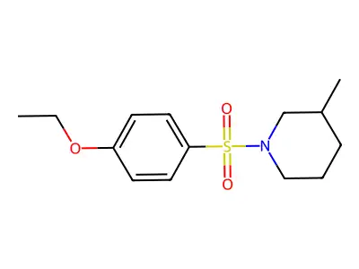 1-[(4-Ethoxyphenyl)sulfonyl]-3-methylpiperidine structure
