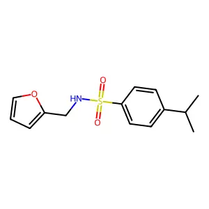N-Furan-2-ylmethyl-4-isopropyl-benzenesulfonamide structure