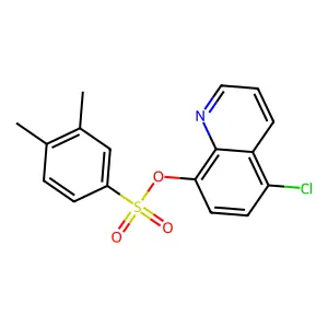 5-Chloro-8-quinolyl 3,4-dimethylbenzenesulfonate structure