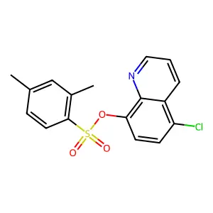5-Chloro-8-quinolyl 2,4-dimethylbenzenesulfonate structure