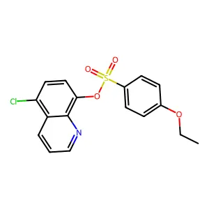 5-Chloro-8-quinolinyl 4-ethoxybenzenesulfonate structure