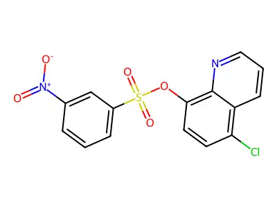 5-Chloroquinolin-8-yl 3-nitrobenzenesulfonate structure