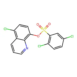5-Chloro-8-quinolyl 2,5-dichlorobenzenesulfonate structure