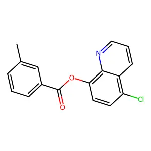 5-Chloroquinolin-8-yl 3-methylbenzoate structure