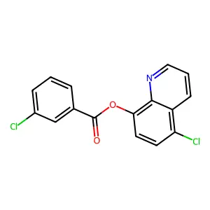 5-Chloroquinolin-8-yl 3-chlorobenzoate structure