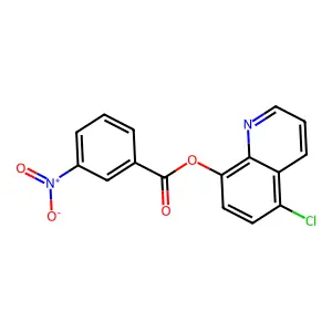 (5-Chloroquinolin-8-yl) 3-nitrobenzoate structure