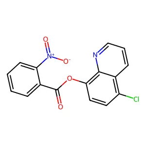 5-Chloroquinolin-8-yl 2-nitrobenzoate structure