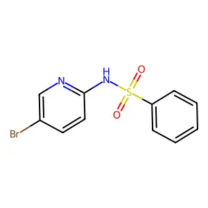 N-(5-bromopyridin-2-yl)benzenesulfonamide structure