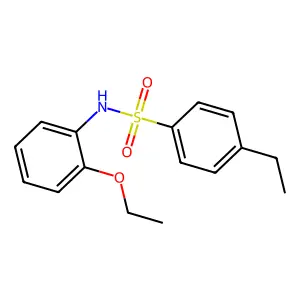 (2-Ethoxyphenyl)[(4-ethylphenyl)sulfonyl]amine structure