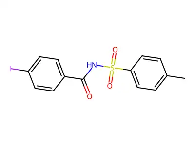 4-iodo-N-tosylbenzamide structure