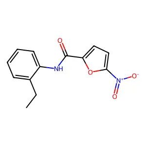 N-(2-乙基苯基)-5-硝基呋喃-2-甲酰胺 structure