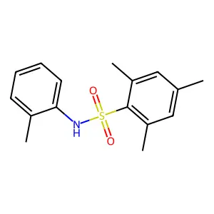 2,4,6-trimethyl-N-(2-methylphenyl)benzenesulfonamide structure