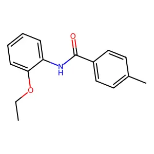 N-(2-ethoxyphenyl)-4-methylbenzamide structure