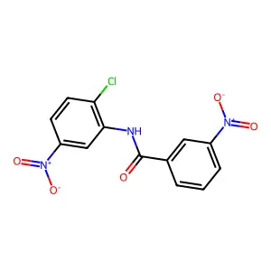 N-(2-chloro-5-nitrophenyl)-3-nitrobenzamide structure