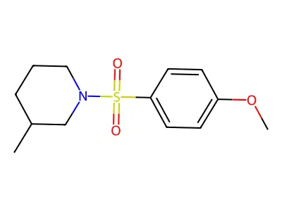 1-[(4-Methoxyphenyl)sulfonyl]-3-methylpiperidine structure