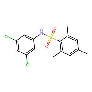 N-(3,5-dichlorophenyl)-2,4,6-trimethylbenzenesulfonamide structure