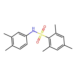 N-(3,4-dimethylphenyl)-2,4,6-trimethylbenzenesulfonamide structure