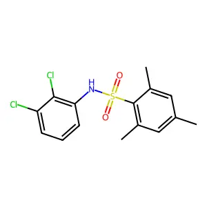 N-(2,3-dichlorophenyl)-2,4,6-trimethylbenzenesulfonamide structure