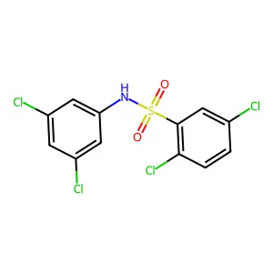 2,5-dichloro-N-(3,5-dichlorophenyl)benzenesulfonamide structure